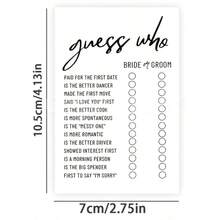 18pcs "He Said, She Said" Game Cards, Suitable For Bridal Shower - Fun Activity For Wedding And Engagement Party, Perfect For Bridal Shower Decoration And Gift. Wedding Party Decoration Cards Party Decorations - View 5