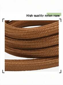 1 Pc Foam Handle Dog Leash, High-Density Woven Nylon Rope, Zinc Alloy Clasp, Suitable For Pet Collars With Rings And Pet Harnesses. - Multicolor - View 4