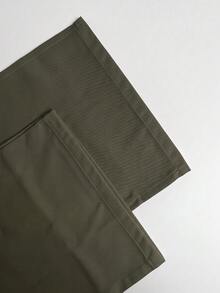 女款多色高腰修身寬腿褲 | 街頭風 | 適合秋冬休閒、通勤與度假 (不含腰帶) - 棕色 - 查看 6