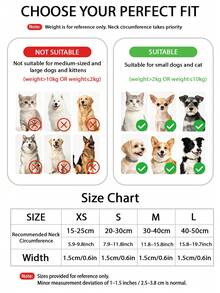 Sky Blue Heart Print Soft Pet Collar, Cute Pet Neck Collar, Cat & Dog Accessory, Suitable For Easter, Daily & Holiday Use, For Cats & Small Dogs Indoor/Outdoor, Not Suitable For Large Dogs - Sky Blue - View 2
