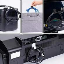 Reusable Cable Ties, Self Adhesive Cable Management Hook And Loop Straps For Wire, Data Line, Charger Cord Organizer - Multicolor - View 7