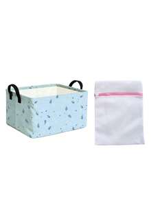 Rectangular Daisy Storage Basket,Collapsible Gift Basket With Handles,Books Box, Room Decor,Can Store Clothes, Cosmetics, Books, And Other Miscellaneous Items,Suitable For Bedroom, Bathroom, Kitchen, Office And Other Uses,Christmas Gift, Halloween Gift For Family And Friends - Multicolor - View 15