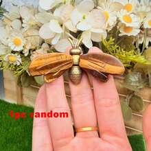 Natural Crystal Bee Ornament, Random Texture Natural Crystal Decorative Stone, Indoor Decor, Suitable For Home And Office Decoration, Ideal Gift For Halloween, Christmas And Birthday, Collection Choice For Crystal Enthusiasts - Multicolor - View 9