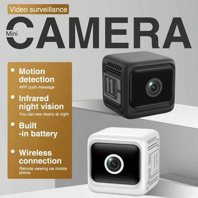 กล้องวงจรปิดภายในบ้านขนาดเล็ก 1080P HD มุมกว้าง 130° กล้องติดตาม WiFi ตรวจจับมนุษย์ AI แจ้งเตือนแบบเรียลไทม์ อินฟราเรด 940nm มองเห็นในเวลากลางคืน บันทึกวนซ้ำ พื้นที่จัดเก็บข้อมูลท้องถิ่นและคลาวด์ ติดตั้งง่าย เหมาะสำหรับบ้าน ร้านค้า สำนักงาน การติดตามสัตว์เลี้ยง [O-KAM Pro]