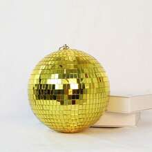 24/12/2pcs Gold Disco Ball Holiday Decorations, Halloween/Christmas Cool Fun Hanging Balls, Large Party Decor, Suitable For DJ, Nightclub, Stage, Bar, Party, Back To School, Wedding And Holiday Decoration - Gold - View 33