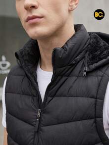 Big City Light Padded Men's Vest - Black - View 6
