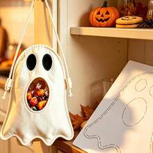 1pc Lovely Ghost Quilting Template DIY Ghost Candy Pouch Sewing Template, Reusable PET Template, Suitable For Handmade Tracing And Quilting, Patchwork Template For Positioning And Drawing, Cutting Tool For Halloween Handicraft Enthusiasts - Festival Style - View 7