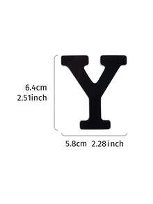 1 pcs Alfabet Bahasa Inggris Dekorasi Kerajinan Hitam DIY Dekorasi Rumah - Hitam - View 37