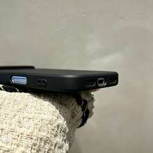適用於 iPhone 18 Pro 18 Pro Max 的手機殼，液態矽膠相機保護軟橡膠套，超細纖維內襯，防震保護手機殼，相容於 17 Pro Max 16 Pro Max 15 13 14 Plus 11 12 Mini XS Max 7 8 Plus SE 2020 SE 2022 6 Plus 6S - 黑色 - 查看 7