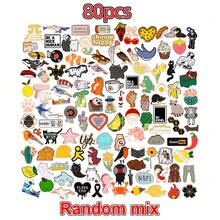 10/20/30/40/50/60/70/80/90/100pcs Assorted Creative Random Brooches, Rich Styles And Wide Range Of Themes, Exquisite Craftsmanship, Small And Adorable, Perfect For Decorating Shirts, Coats, Scarves And Collars, Adding Charm To Outfits And Enhancing Atmosphere, Great Gift Choice - Multicolor - View 10