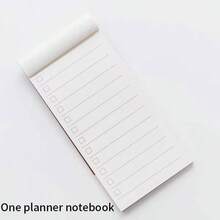 Vintage Kraft Paper Tear-Off Memo Pad, To-Do List Planner, Pocket Notebook, Daily Checklist, Memo Notepad, Student Office Memo, Lined Blank Small Notebook - Multicolor - View 13