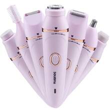 ICEWLESS 7 In 1 Electric Lady Shaver, Painless Full Body Hair Remover Kit For Women, Facial Eyebrow Leg Bikini Trimmer, Waterproof USB Rechargeable Grooming Tool - View 12