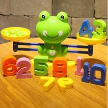 Báscula Rana Juguete Matemático Educativo Niños Montessori - Verde - Ver 7