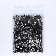 1440 قطعة من أحجار الراين SS3-SS30 بقاعدة فضية مستديرة وظهر مسطح، إكسسوارات DIY للملابس، أغطية الهواتف المحمولة، ديكورات فن الأظافر، وزينة السلاسل - AA - مشاهدة 12