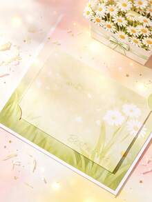 Personalized 3D Pop-Up Floral Greeting Card - Romantic Paper Flower Design, Suitable For Anniversary And Valentine's Day, Love Message Card For Anyone - Single Piece - View 4