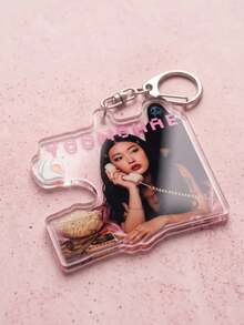 1pc/6pcs Katseye Girl Group Acrylic Keyring Packs, Can Be Used As Backpack Charm, Car Keychain Or Fan Collectible, Suitable For Daily Wear, Concert Support, Fan Meeting, Also A Special Gift For Fan Friends, Applicable All Season. - Multicolor - View 15