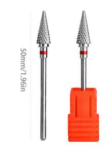 DeDryDS 專業美甲鑽頭 2 件組，適用於壓克力指甲 - 電動美甲鑽頭，3/32" 軸徑，適合居家美甲沙龍使用 - 彩色 - 查看 8