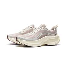 Li-Ning JINGHONG 2 COMFY Women's Cushioning Protective Running Sports Shoes ARHW020 - Stalactite Gray/Silt Purple - View 3