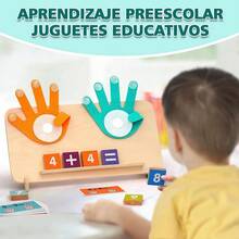 Juguetes Montessori Tablero De Matemáticas Didácticos Niños - Turquesa - Ver 5