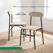 Dining Table & Chair Sets - Black - View 4