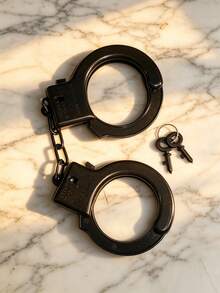 Plastic Handcuffs, Cosplay Costume Prop, Role Play Stage Performance Game Accessory, Portable Novelty Holiday Party Small Gift, Halloween Costume Prop, Fun Gift For Friends (Product May Have Slight Surface Imperfections During Production, But It Does Not Affect Normal Use) - Multicolor - View 12
