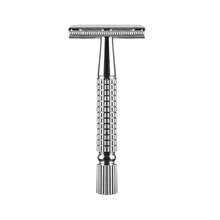 Reusable Double Edge Clean Razor, Silver Metal Double-Sided Handle, With Stainless Steel Razor Blades, For A Close Smooth Shave - Silver - View 11