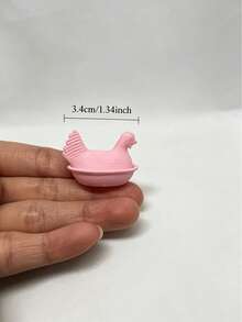 1pc Mini Hen-Shaped Storage Bowl, Openable Miniature Model, Dollhouse Storage Ornament, Vintage Kitchen Living Room Entryway Hallway Decor Storage Box, Scene Shooting Prop, Collectible Grade Model, Perfect Holiday Gift - A - View 10