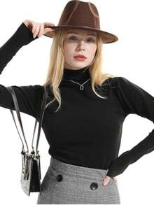 New Unique Burnt Brown Soft Wool Adult Hat, Zombie Nightmare Hat, Horror Killer Cosplay Halloween Accessory - Coffee Brown - View 1
