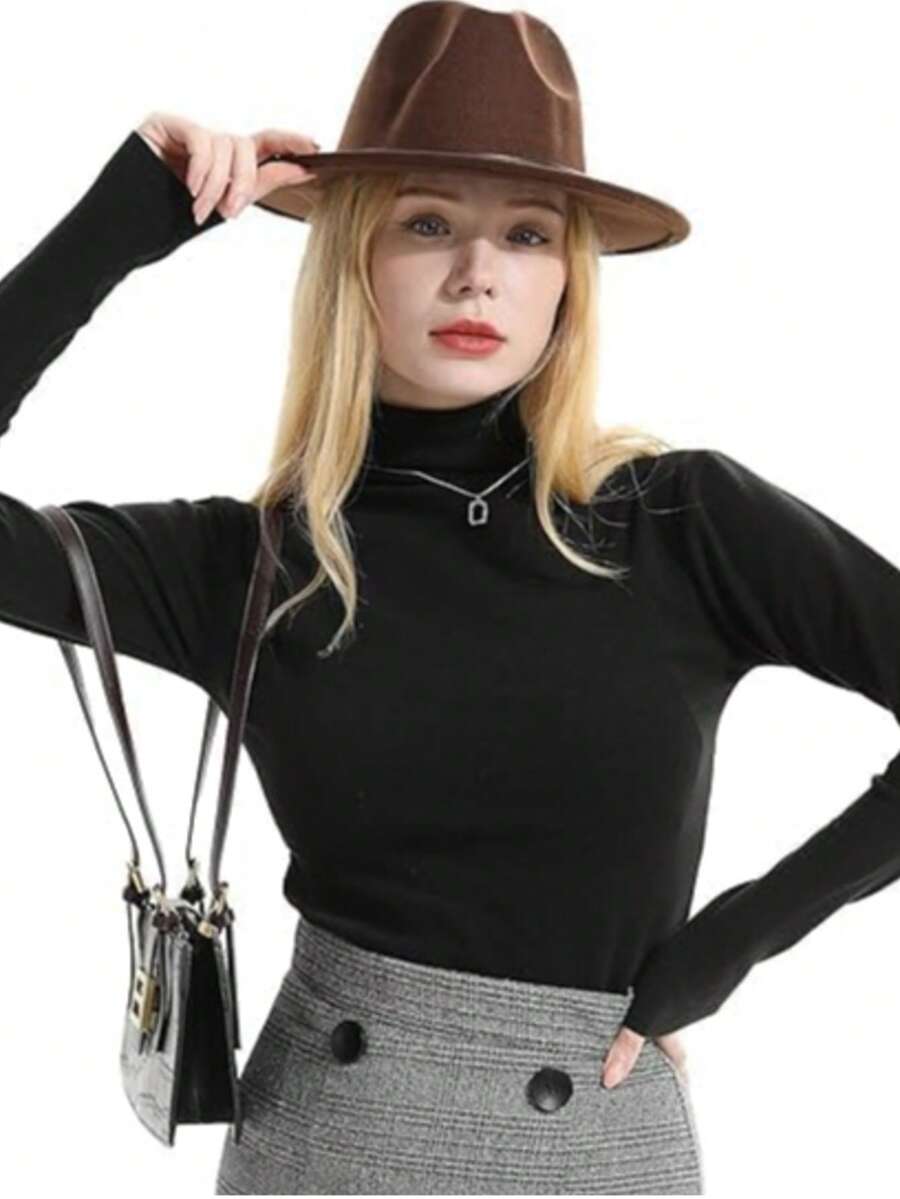 New Unique Burnt Brown Soft Wool Adult Hat, Zombie Nightmare Hat, Horror Killer Cosplay Halloween Accessory - Coffee Brown - View 1