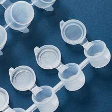 120 hộp đựng sơn rỗng, hũ sơn acrylic mini có nắp, hộp đựng sơn rỗng 6 ngăn (2/3/5ml), hộp đựng sơn di động phù hợp cho học sinh vẽ nghệ thuật - A - Xem 9