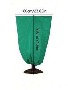 Winter Tree, Shrub & Flower Protection Cover - Reusable Frost-Proof Bags & Drawstring Garden Frost Covers, Multi-Size Green Plant Warmth Covers, Suitable For Outdoor Garden Use, Ideal For Plant Winter Protection, Resisting Snow, Frost, Cold Wind & Harsh Weather, Perfect For Gardening Enthusiasts, Homeowners & Landscape Design Lovers, Made Of Durable Breathable Fabric For Seasonal Plant Care & Protection Tree Wraps - A - View 20
