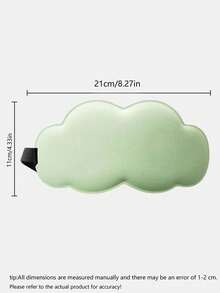 Cloud Shaped 3D Sleep Mask, Zero Pressure Light-Blocking Sleep Mask, Soft And Breathable Eye Mask With Adjustable Strap, Suitable For Travel, Napping, Nighttime Sleep, Unisex - Multicolor - View 9