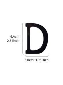 1 pcs Alfabet Bahasa Inggris Dekorasi Kerajinan Hitam DIY Dekorasi Rumah - Hitam - View 32