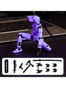 DIY Multi-Joint Movable Figure Lucky 13 Joint Doll Ornament Mini Figure - Multicolor - View 11