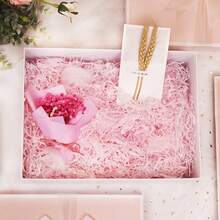 1 Package 100g Colorful Raffia Shredded Paper Filler For Chicken Nest, Wedding Gifts, Candy Boxes, Gift Packaging Mother's Day Graduation - Raffia - View 1