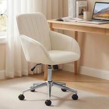 Office Chair - Cream Silver - View 2