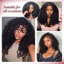 VALLBEST Crochet Human Hair Deep Wave 100% Human Hair High Quality Knotless Feather Extension 60g/Pack 16~26 Inch Full Invisiable Knot With String Pre Looped Crochet Human Hair Pre-Separated Invisible Miracle Knots Hair Extension Lightweight Reusable - Natural Black - View 9