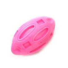 TPR Squeaky Soccer Dog Chew Toy, Durable Teeth Cleaning And Grinding Toy, Suitable For Medium And Small Dogs Interactive Fetch Games, Indoor And Outdoor Pet Play Toy - Multicolor - View 10