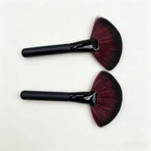 Soft Fan‑Shaped Powder Brush Practical Beauty Tool To Sweep Away Loose Residual Powder After Foundation - Multicolor - View 4
