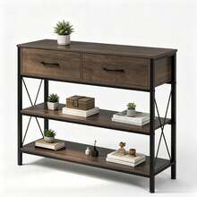 Sofa & Console Tables - Brown - View 1