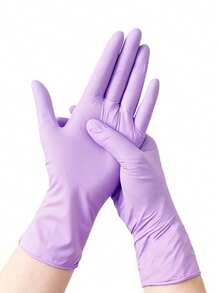 Disposable Black Nitrile Gloves, Suitable For Tattooing, Hairdressing, Pet Care, Kitchen Cleaning, Handicrafts, Home Cleaning And Other Scenarios, Daily Practical Item - Black - View 11