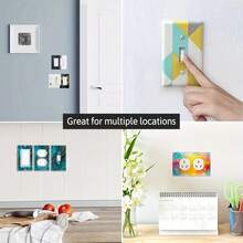 12pcs Light Switch Cover Silicone Mold Set (Mold & Mica Powder Set Combination), Standard Light Switch Cover Socket Resin Mold, DIY Switch Cover, Socket Bottom, Home Decor, Fun Home Decor, Atmospheric, Cute, Casual Life, Creative Gift - Multicolor - View 8