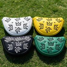 1 Buah Sarung Putter Golf Bentuk Mahkota Lucu, Desain Setengah Lingkaran Kecil, Bahan PU, Tampilan Bergaya, Cocok untuk Sebagian Besar Klub Golf - MultiWarna - View 2