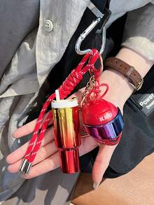 Mini Motorcycle Helmet Keychain, Cool Helmet Bag Pendant With Woven Rope, Motorcycle Enthusiast Gift, Suitable For Backpack Or Car Keys - Multicolor - View 7