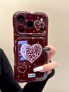 Hollow Heart 3D Bow Clear Phone Case Compatible With Iphone 18 Pro Max, New Apple 17 Pro Max Silicone Soft Shell, 16 Pro Max Large Hole Girly Anti-Drop Protective Case, 15, 14 - Multicolor - View 2