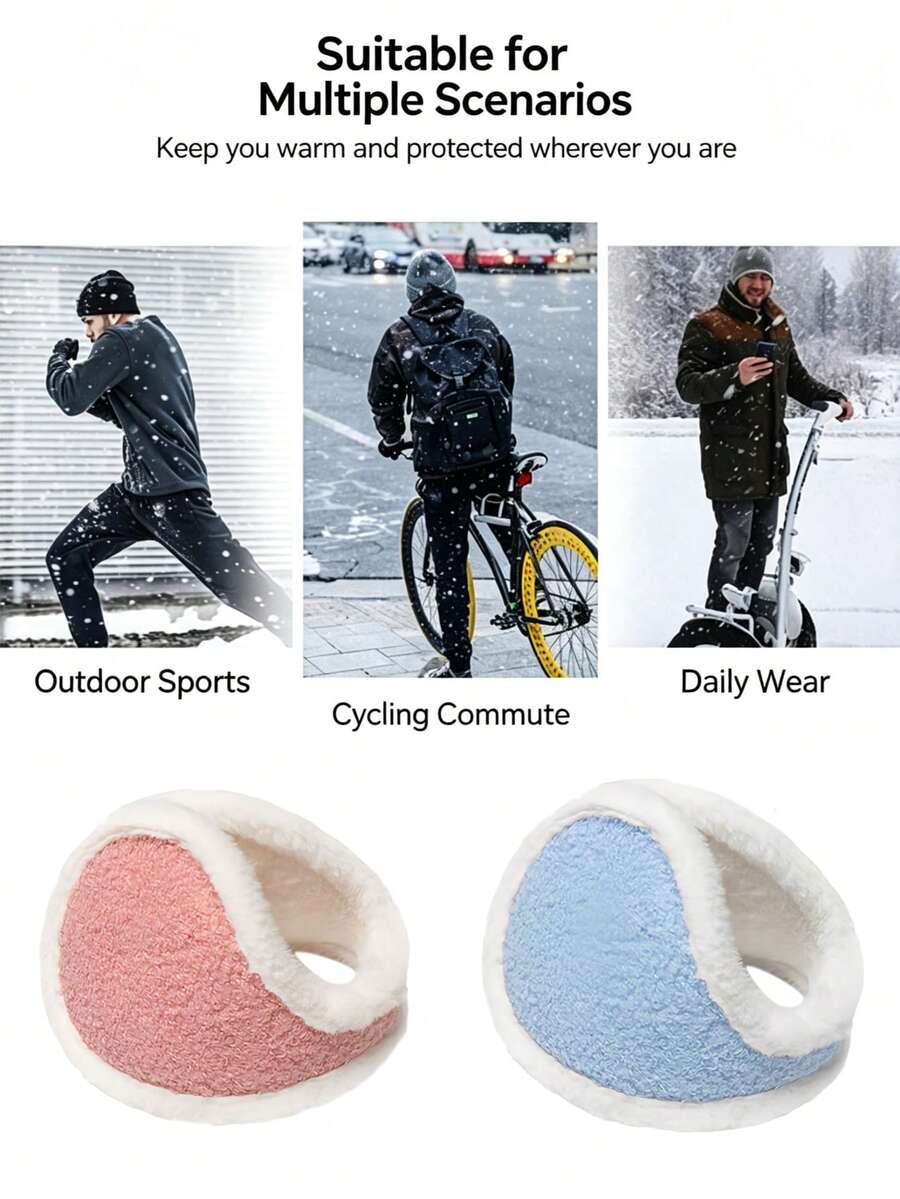 Outdoor Sports Warm Ear Muffs, Windproof And Cold-Proof Cycling Ear Muffs - A - View 1