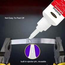 Super Glue, Welding Adhesive, Quick Dry Glue, All-Purpose, For Bonding Iron, Metal, Glass, Ceramic, Stone, Plastic, Wood, Rubber - Strong Welding Multi-Purpose Adhesive - CJ-367 - View 6