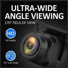 Kamera Mundur Mobil, Kamera Belakang 1080P HD, Anti-Interferensi, Sudut Lebar 170 Derajat, Kamera Cadangan Kompak yang Dapat Diatur. - AHD - View 1