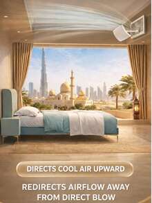 1 buah Deflektor Ventilasi AC Sentral ABS Modern dan Tahan Lama, Teleskopik 49-86cm, Penutup Arah Aliran Udara yang Dapat Diatur 180°, Deflektor Angin Anti-Tiupan Langsung, Cocok untuk Ventilasi Langit-langit - Lainnya - View 6