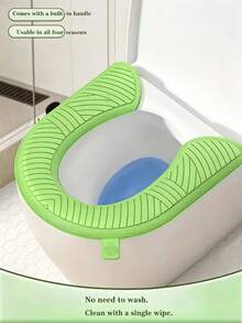 Waterproof Toilet Seat Cover, All-Season Universal Thickened Toilet Seat Pad For Home - Multicolor - View 3